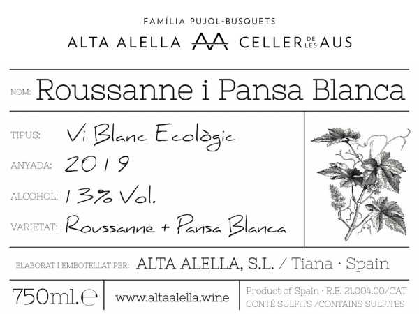 Experimentals Roussane i Pansa Blanca