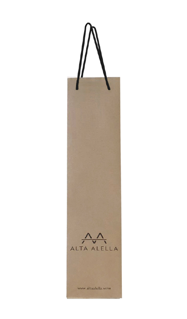 Bossa kraft per ampolla de vi o cava