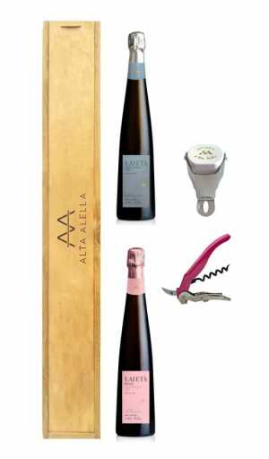 lote cava premium Art Laietà / premium cava set, sparkling wine