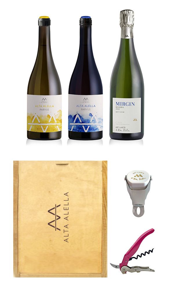 Lot de vins ecològics per regal Art Laietà / Pack regalo de vinos ecológicos Art Laietà / Organic wines pack perfect for giving