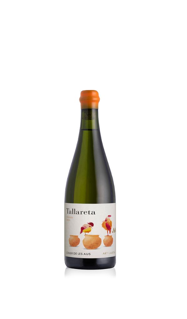 Natural wine no added sulfites Celler de les Aus Art Laietà. Vi natural ecològic, vi orange sense sulfits. Vino ecológico y natural sin sulfitos, vino orange, vino naranja